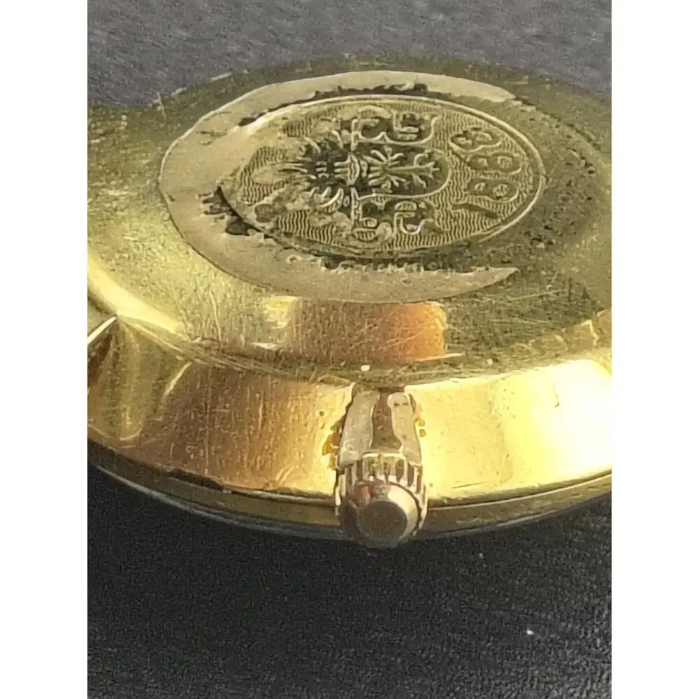 Vintage 1960s Bucherer 25J Automatic Watch Gold Tone Repair
